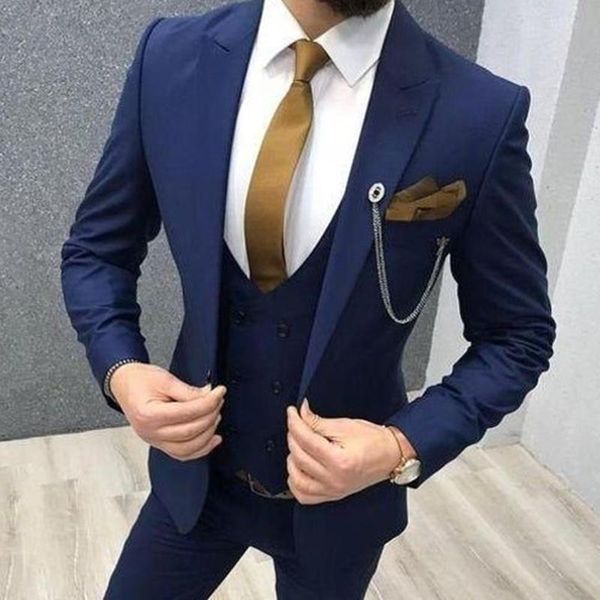 

men's suits & blazers tailor made fashion handsome luxury solid color men slim fit groom tuxedo for wedding dress dinner business party, White;black