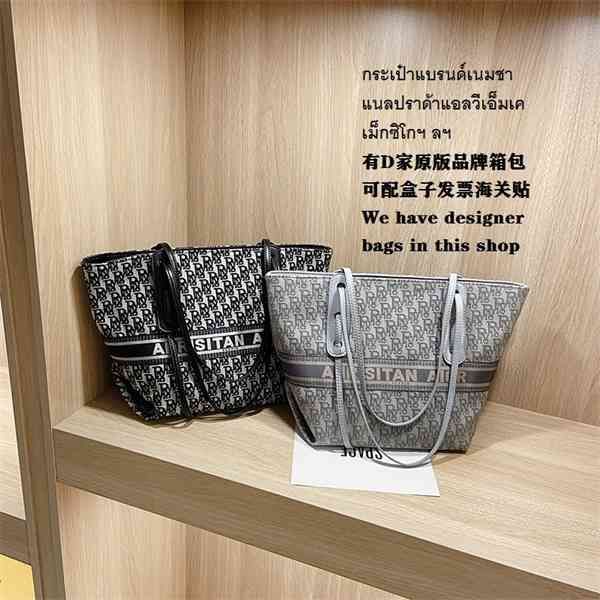 

purse canvas printed handbag large capacity shoulder signature shopping tote bag women