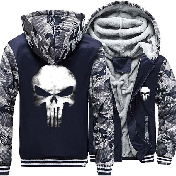 

men's hoodies & sweatshirts fashion winter jacket cotton warm casual sweatshirt male thicken coats hoodie size m~6xl, Black