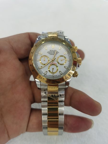 

with original box watch 40mm 116500 116506 116520 116509 stainless no chronograph mechanical automatic mens watches 4770, Slivery;brown
