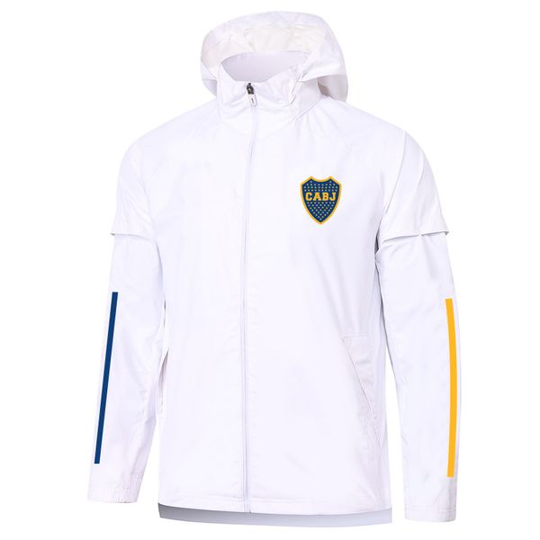 

2021 boca juniors soccer windbreaker mens jackets zipper hooded football windbreakers jacket active hoodies tracksuits winter coat sports tr, Black;brown