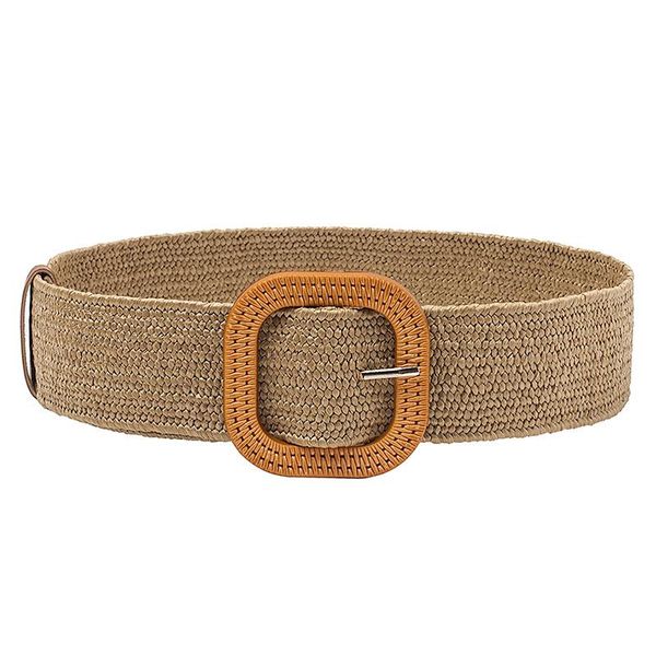 

belts retro knit waistline ladies smooth buckle belt woven female hand-woven, Black;brown