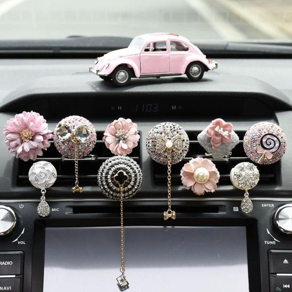 

interior decorations car air fresh cliper styling perfume for condition vent outlet 1pcs pvc material