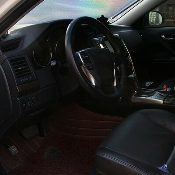 

15.7*23.6in car retractable sun shade 40x60cm black + silver sucker mount sunshade