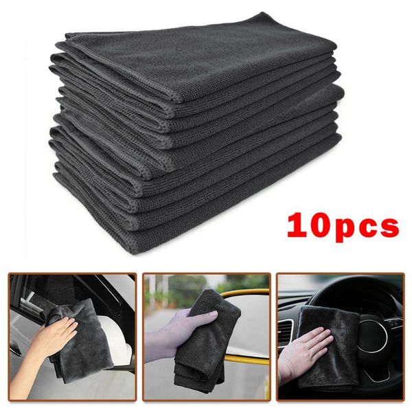 

10pcs car cleaning cloth 40x40cm comfortable economical gift microfiber towel