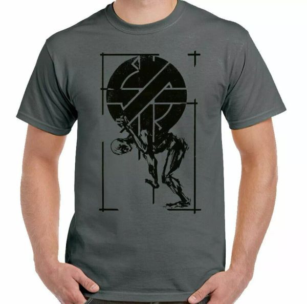 

stark t-shirt, punk rock anarchy symbol logo rebel che guevara t-shirt, White;black