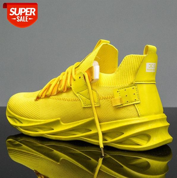 

sports shoes men's large size stretch fly woven breathable casual korean men #he0e