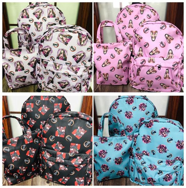 

backpack kimetsu no yaiba 4style backpacks rucksacks cartoon casual student schoolbags travel knapsack unisex