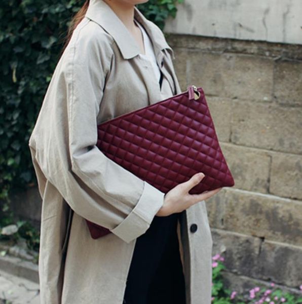 

shoulder bags clutch bag women all- casual large-capacity atumn/winter rhomboid envelope