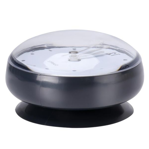 

wall clocks 1pc bathroom kitchen clock mute hanging anti-fog suction cup