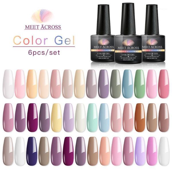 

8ml nails bright color nail gel polish set kits art tips design manicure varnish soak off uv polishes lacquer1
