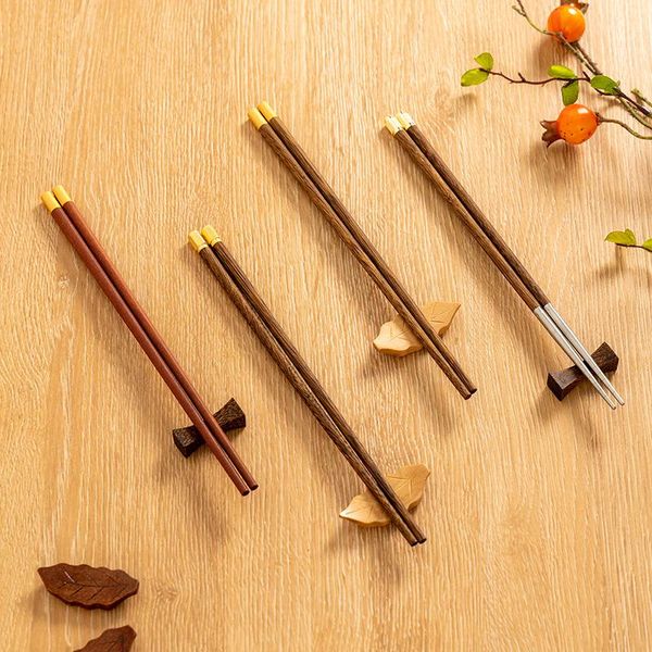 

chopsticks zollor 5 pair copper head craft chicken wing wood red sandalwood chinese style el restaurant household