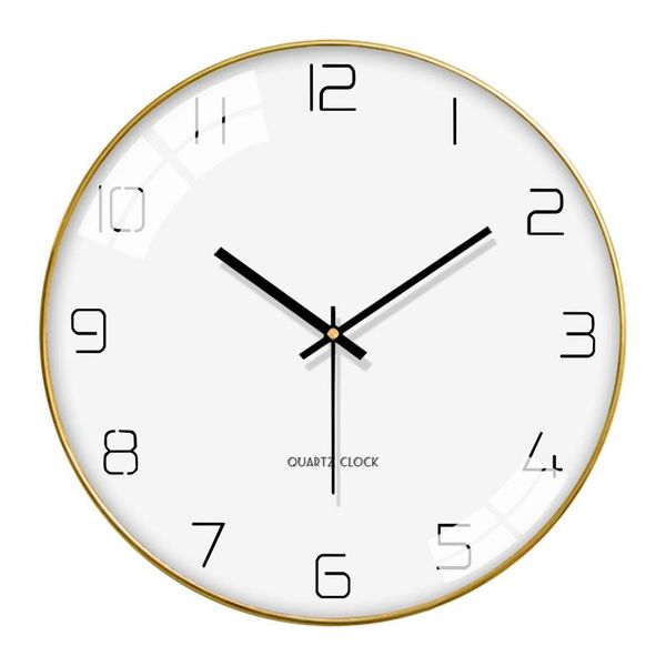 

wall clocks nordic clock metal silent kitchen modern watches home decor duvar saati living room large bedroom gift b50