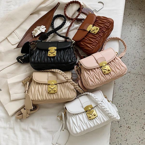 

style luxury women's shoulder bags and purse brand design genuine leather handbag ladies clutch quilted with chain wallets, Red;black