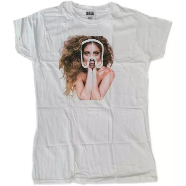 

ladies lady gaga artpop joanne fame monster official tee t-shirt womens girls, White;black