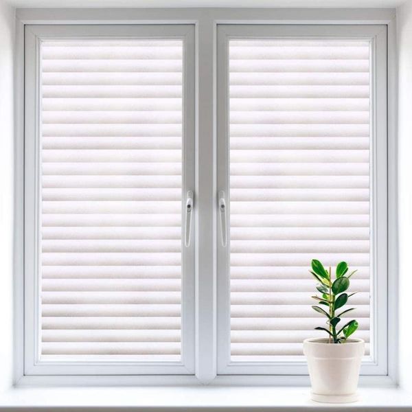 

window stickers privacy film self adhesive blinds stripe glass sticker opaque stained clings no glue anti uv foil