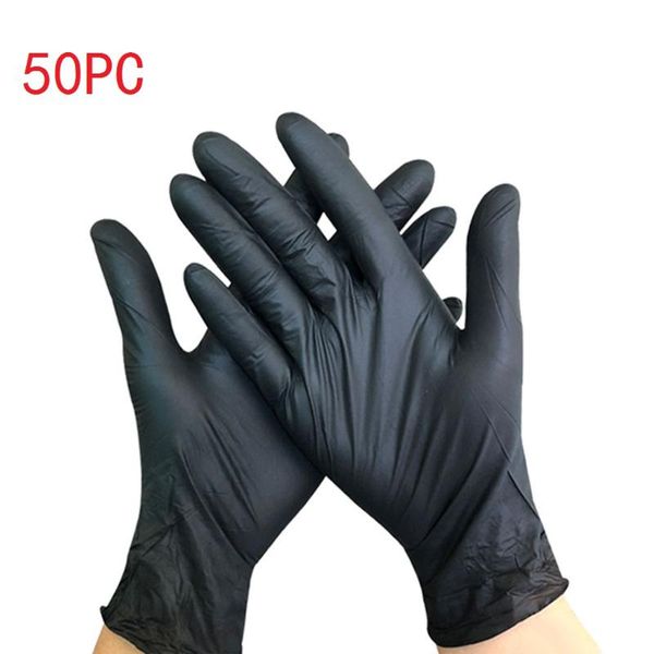 

disposable gloves 100pcs pvc plastic dishwashing bbq cooking kitchen bathroom household cleaning 2021