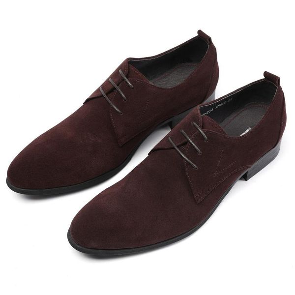 

dress shoes men's leather business formal wear large size cowhide zapatos de hombre wedding 45, Black