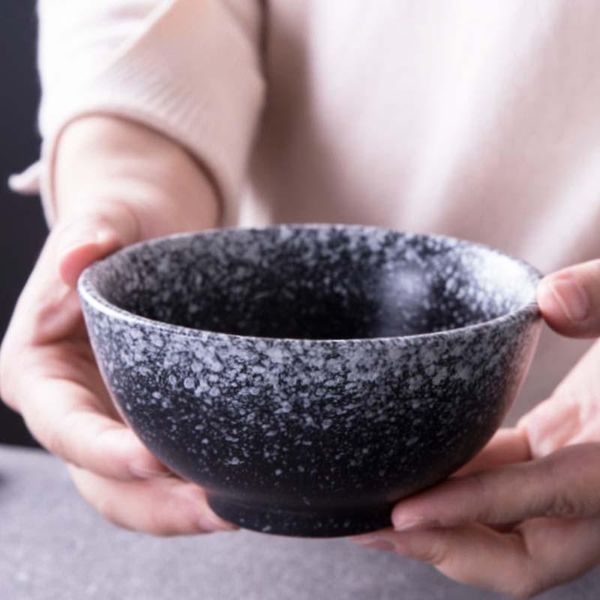 

ceramic rice bowl household underglaze color soup dessert breakfast small restaurant commercial ho bowls