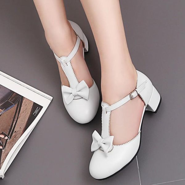 

dress shoes big size 11 12 13 14 15 16 17 high heels sandals women woman summer ladies shallow buckled round-headed, Black