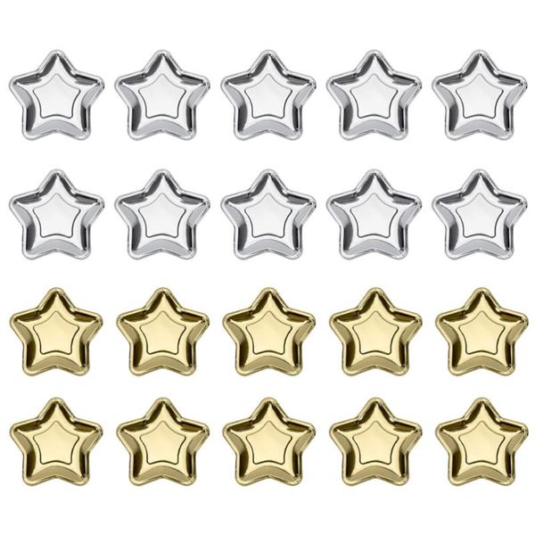 

table napkin 20pcs birthday party paper plates trays disposable five-pointed star