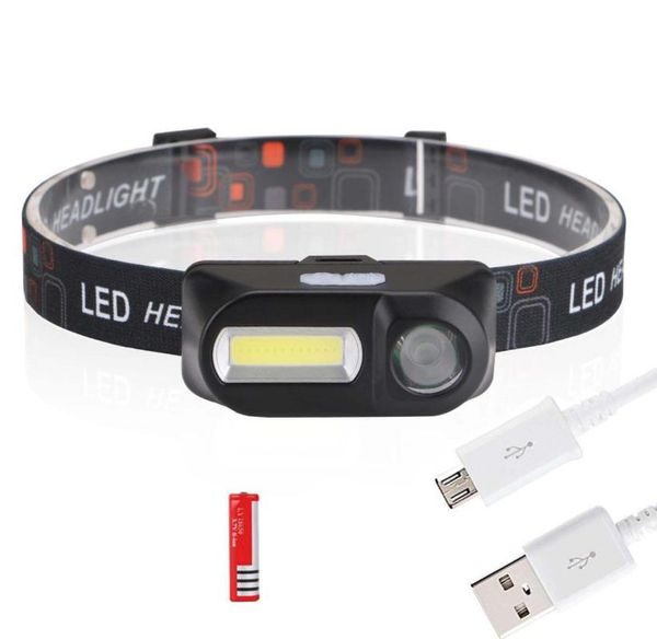 

headlamp lantern q5+cob 18650 battery for outdoor hiking camping torch headlamps