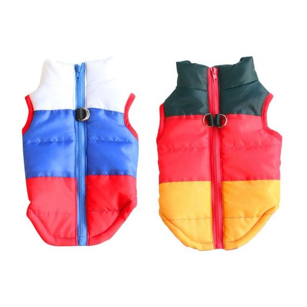 

dog apparel small pet clothes soft padded vest harness puppy doggy warm coat arrive 2021