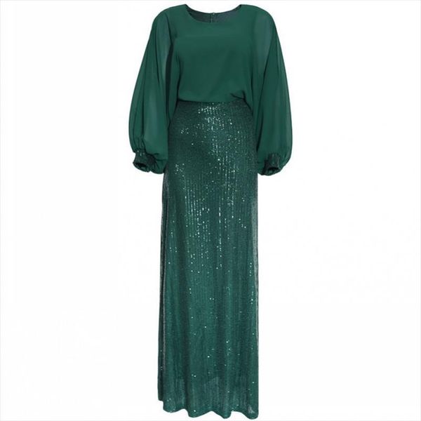 

spring autumn club party women dresses solid long pencil tunic high waist female sequin glitter evening maxi dress, Black;gray