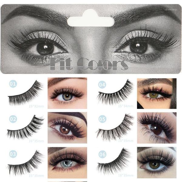 

mink fake eyelashes natural curl slender daily drama makeup dedicated handmade false extension beauty cosmetics1