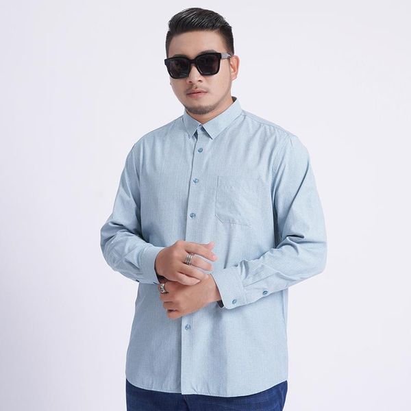 

arrival fashion lattice men long sleeve spring extra large cotton casual dress shirts plus size 8xl 7xl men's, White;black