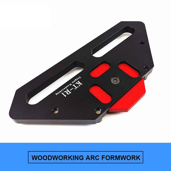 

professional hand tool sets woodworking arc positioning template trimming radius jig aluminium alloy corners r15-r30 quick-jig