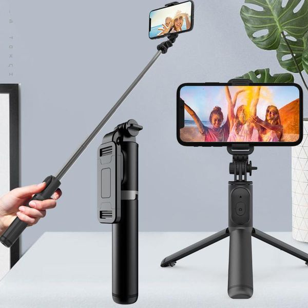 

selfie monopods 101cm bluetooth wireless stick foldable tripod for smartphone sports action camera live stream