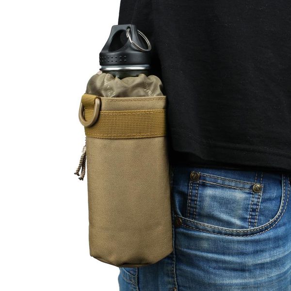 

outdoor bags camouflage kit bag tactical kettle sports waist water cup small pouch