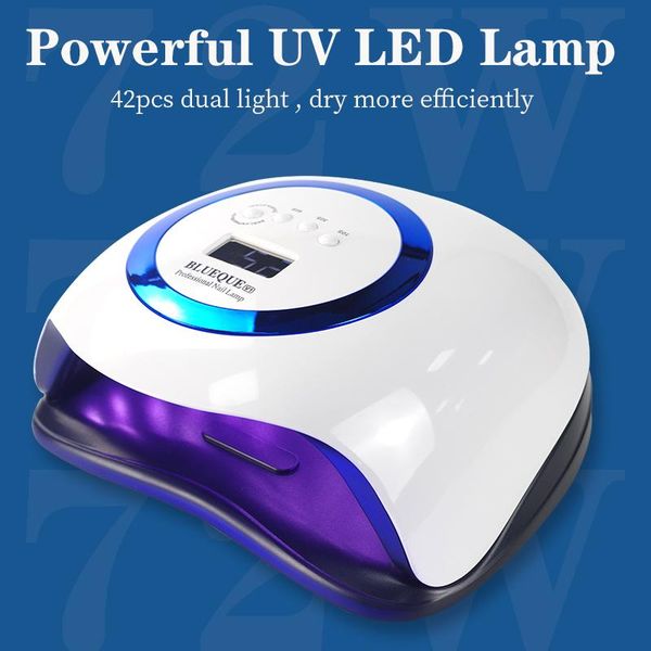 

nail dryers uv led dry lamp for nails gel polish drying 4 mode with ir sensor dryer 42 leds manicure