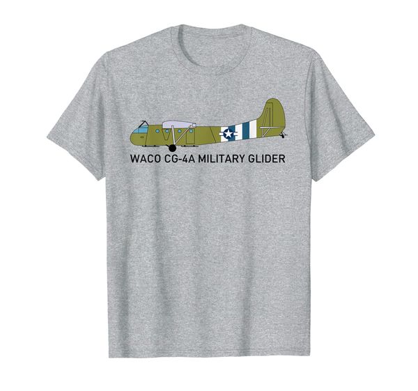 

Waco CG-4A American Military Glider WWII Plane T Shirt Gift, Mainly pictures