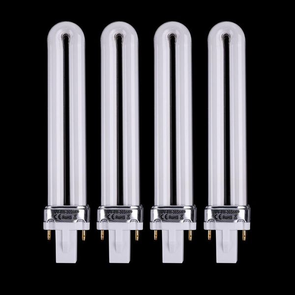 

pcs 9w nail uv gel machine lamp light bulb tube for electronic dryer replacement fast wh998 art equipment, Silver