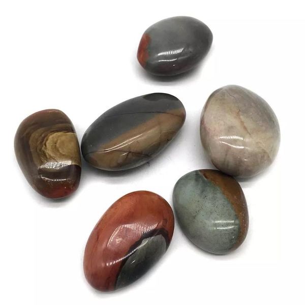 

70g-90g natural ocean crystal quartz stone palm size ornaments 1pc decorative objects & figurines