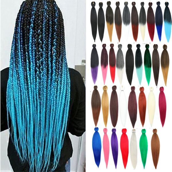 

chemical low temperature silk wig, fiber ez braid, color pigtail braided wig 26 inch 90g, Black
