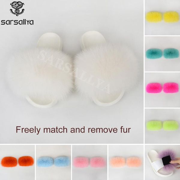 

slippers fur women fluffy slides outdoor summer furry shoes woman luxury ladies sandals plush flip flops beach arrival, Black