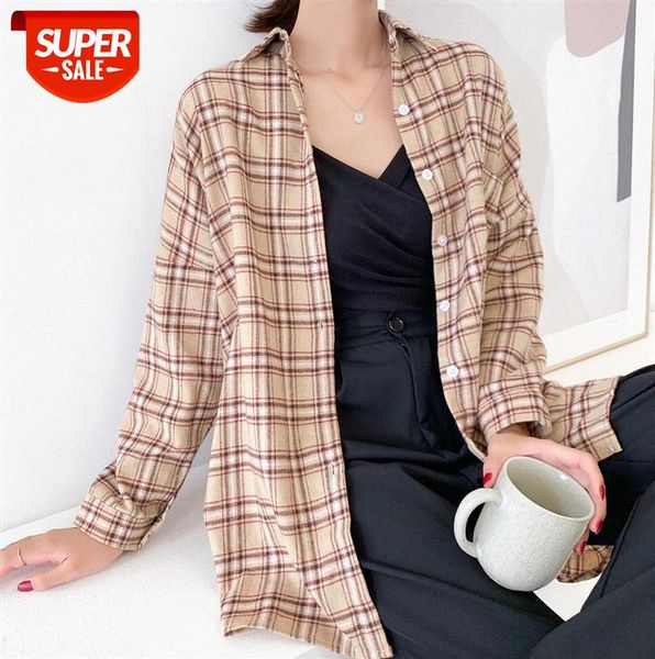 

[ou fan] 6799 10 years of shirt factory women's shirts processing custom oem production korean ins #nt2m, Black;gray