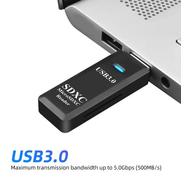 

hubs usb 3.0 card reader 2 in 1 micro sd tf memory flash drive adapter high speed multi-card writer lapaccessories