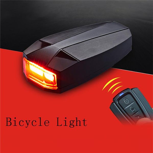 

tail light usb charging mountain bike wireless intelligent remote control burglar alarm horn riding a1 lights