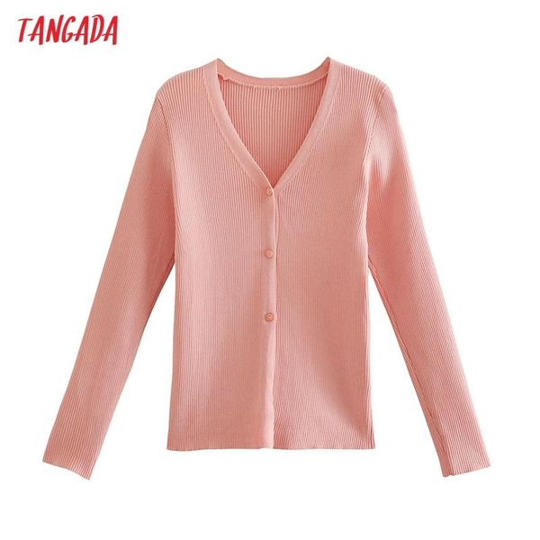 

women's knits & tees tangada women elegant slim cardigan vintage jumper lady fashion knitted coat qj59, White