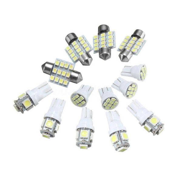 

car headlights 13-piece automotive led light kit stock indoor lights ceiling and plate license l3r2