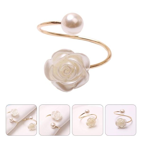 

napkin rings 6pcs reusable delicate buckle chic ring decor dining table