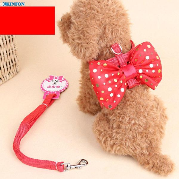 

dog collars & leashes 30pcs/lot bow pet leashes, chain mixed batch 1.5cm