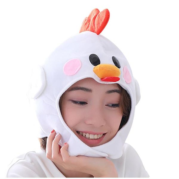 

beanie/skull caps chick plush women's beanies cartoon autumn winter western style girl skullies foldable breathable party kawaii sweet, Blue;gray