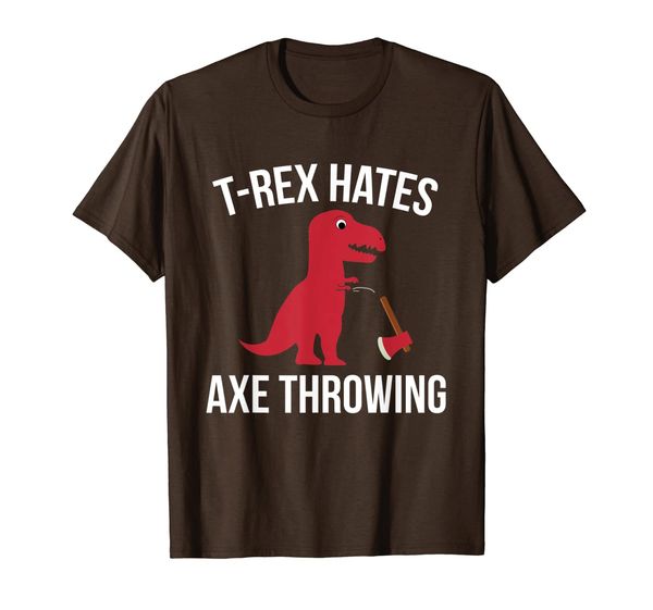 

Axe Throwing Funny T-rex Lumberjack Hatchet Thrower Gift T-Shirt, Mainly pictures