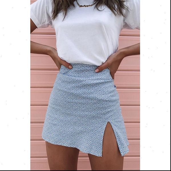 

womens skirts woman summer party cocktail wrap split mini high waist casual fashion soft vadim ropa mujer skirt, Black