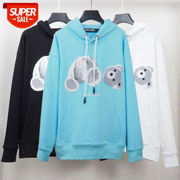 

physical street palm hoodie pa angels angel bear casual sweatshirt #ev5s, Black
